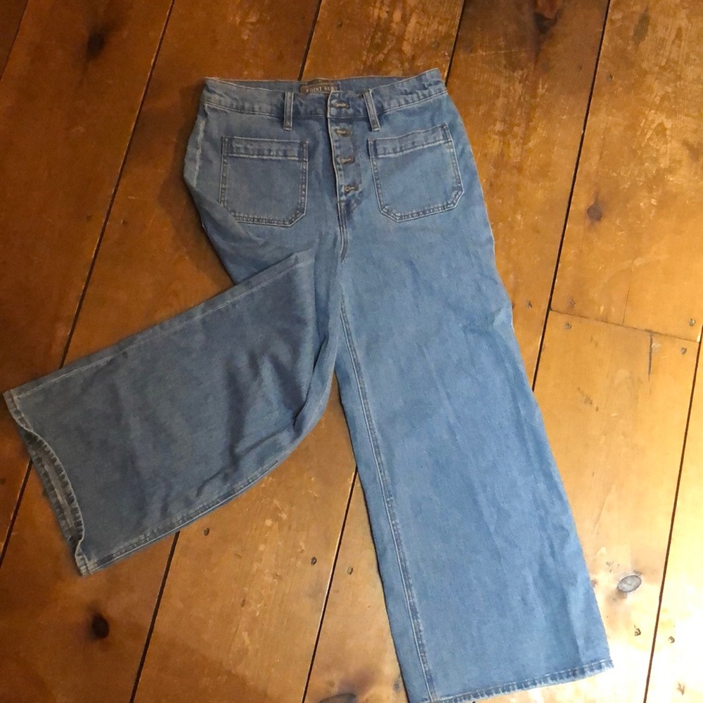 J.Crew wide leg jeans